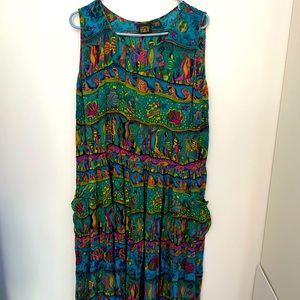 Vintage 90s Bila of California Maxi Dress